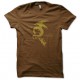 tee shirt smog fire marron