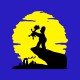 The Simpsons Homer and Bart parodies the lion king blue