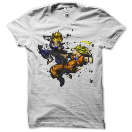 Goku y Vegeta camisa blanca