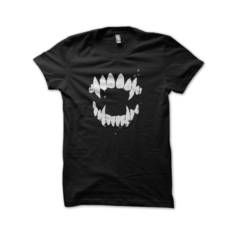 black vampire fangs shirt