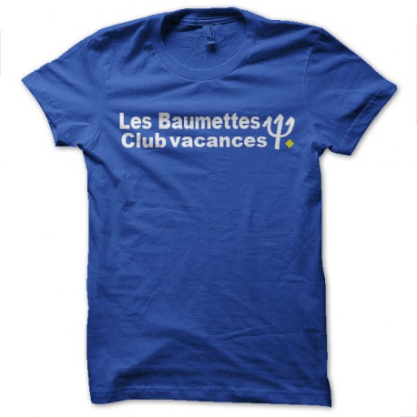 tee shirt Prison les baumettes parodie club med vacances bleu