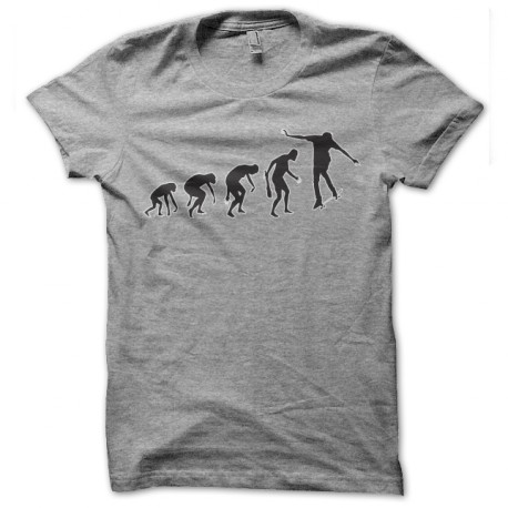 camiseta gris Evolución skater
