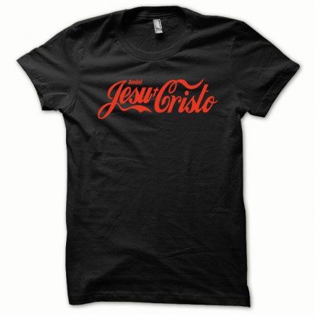 Camiseta de Jesu-Christo rojo / negro
