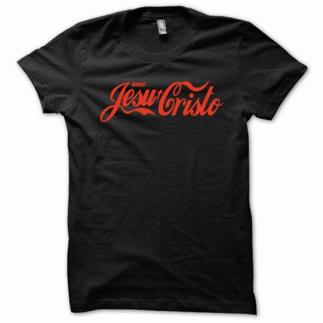Tee shirt Jesu-Christo rouge/noir