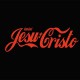 Camiseta de Jesu-Christo rojo / negro