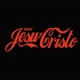 Tee shirt Jesu-Christo rouge/noir