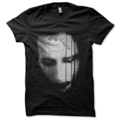 tee shirt marilyn manson long hard road out of hell noir