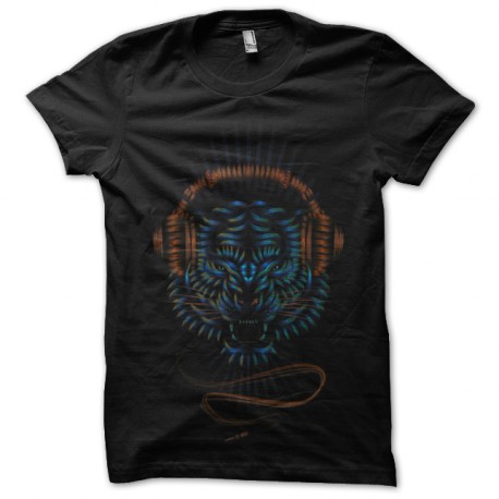 tee shirt T Shirt Design lion music noir