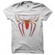 tee shirt spider design 3d art blanc