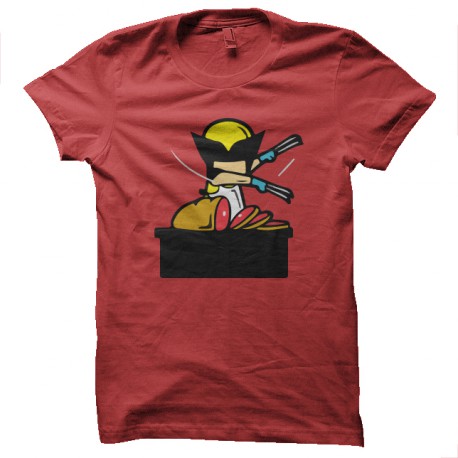tee shirt job special wolverine red