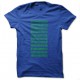valle de silicio binario azul de la camiseta