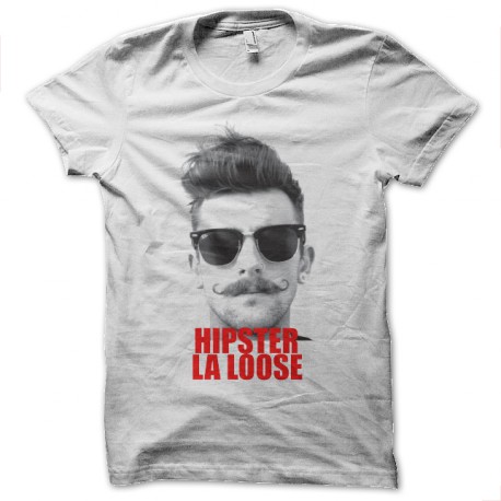 tee shirt hipster la loose blanc