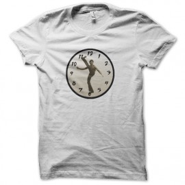 tee shirt bruce lee horloge blanc