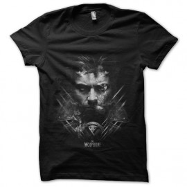 tee shirt the wolverine noir