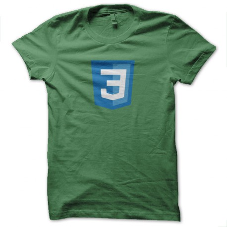 tee shirt css3 silicone valley vert