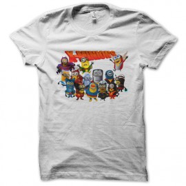 tee shirt x minions blanc