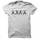 tee shirt bruce lee évolution blanc