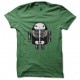 camisa de la anatomía verde androide