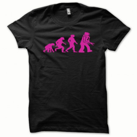 Tee shirt Lego Evolution rose/noir