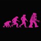 Tee shirt Lego Evolution rose/noir