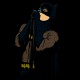 t-shirt sing a song batman black