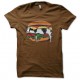camiseta de la vaca marrón hamburguesa