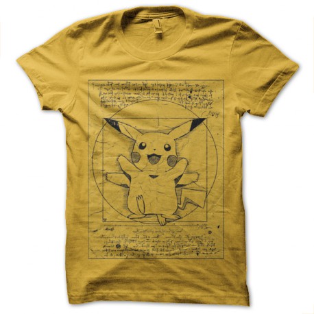 shirt yellow Pikachu vitruvio