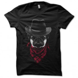 Cowboy shirt black Pug