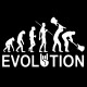 Evolution black rock tee shirt