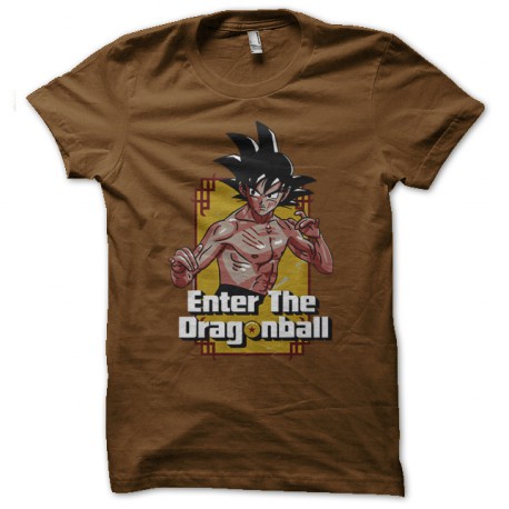 Escribe la camisa marrón Dragonball