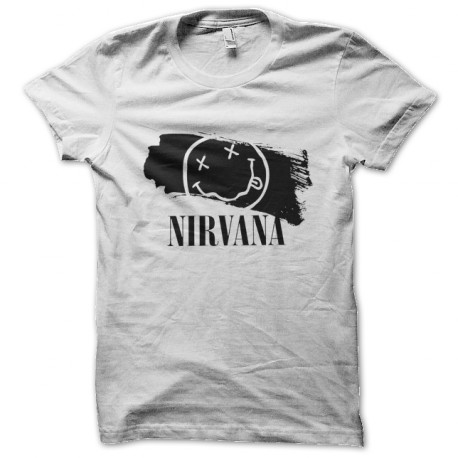 tee shirt Nirvana blanc