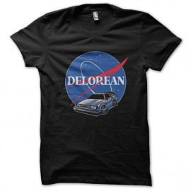 tee shirt Delorean noir