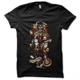 tee shirt sons of anarchy fx design noir