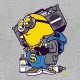 gray t-shirt hiphop minion