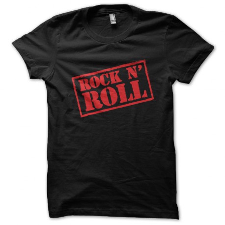 tee shirt rock n roll noir