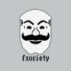 tee shirt fsociety mr robot gris