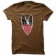 tee shirt gangsta dogs marron