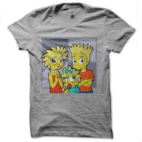 Simpson camiseta gris versión del manga