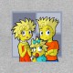 Simpson camiseta gris versión del manga