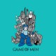 tee shirt game of men bleu ciel