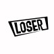 Loser T-shirt black / white