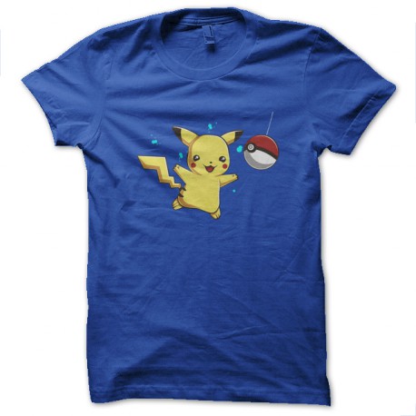 blue shirt pikachu
