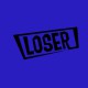 Loser T-shirt black / royal