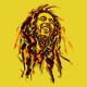 tee shirt bob marley jaune