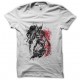 tee shirt wolverine artwork blanc