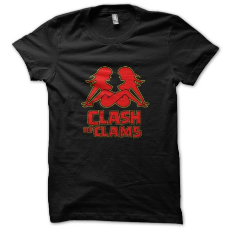 tee shirt Clash of clams noir