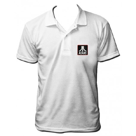 Atari Polo embroidered white