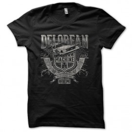 delorean black shirt Machine