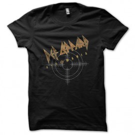 tee shirt def leppard pyromania noir