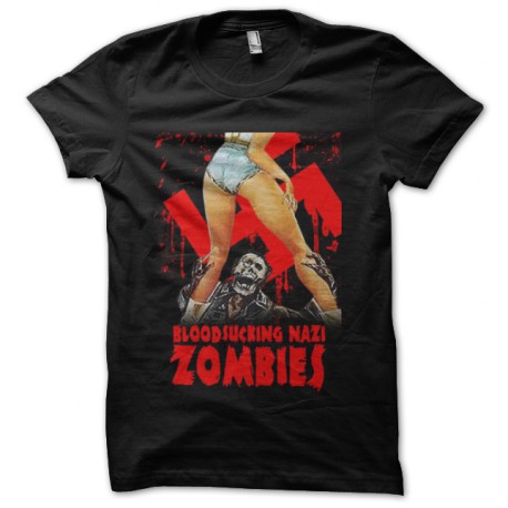 tee shirt bloodsucking nazi zombies noir